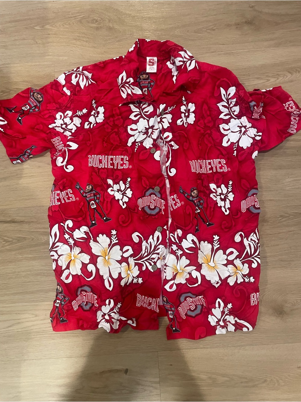Men's Ohio State Buckeyes hawaiian shirt